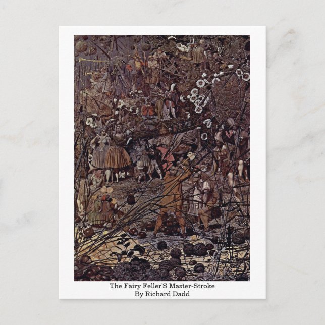 Carte Postale Le Maître-Trame De Feller Fée Par Richard Dadd (Devant)