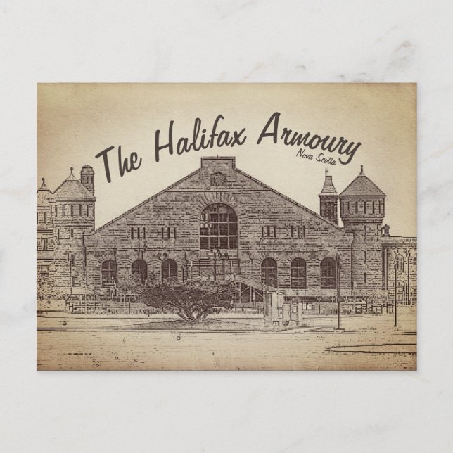 Carte Postale Le manège militaire de Halifax (Devant)