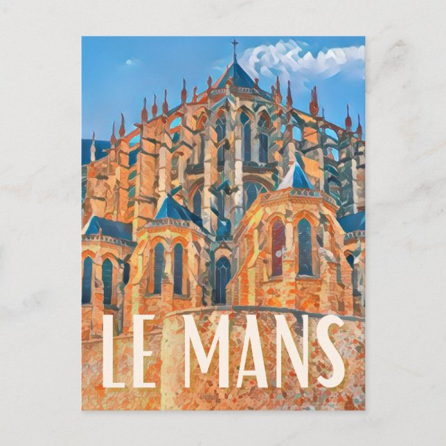 Carte Postale Le Mans Photo Vintage  (Devant)