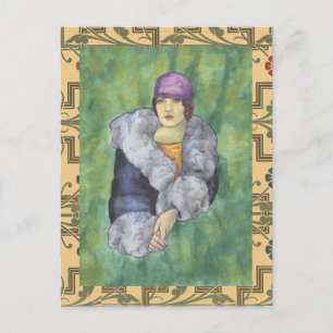 Carte Postale Le manteau de tante Bette