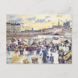 Carte Postale Le marché Apple