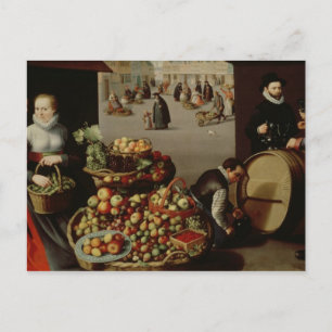 Carte Postale Le marché des fruits