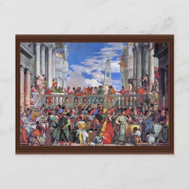 Carte Postale Le Mariage À Cana, Mariage À Cana, (Devant)