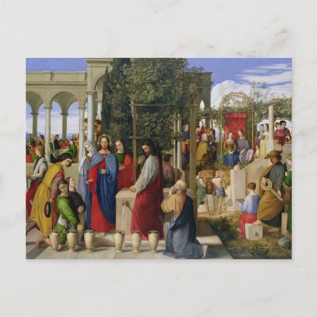 Carte Postale Le mariage chez Cana, 1819 (Devant)