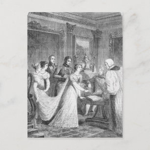 Carte Postale Le mariage de la princesse Charlotte de