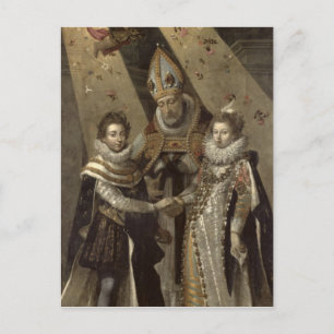 Carte Postale Le mariage de Louis XIII