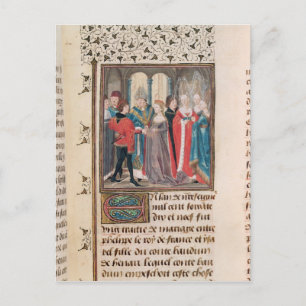 Carte Postale Le mariage de Philippe Auguste Roi de France