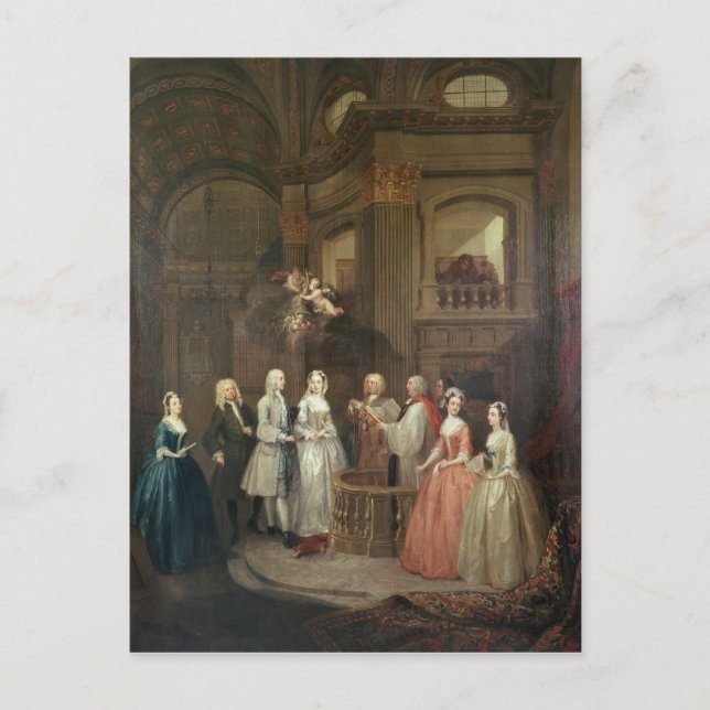 Carte Postale Le Mariage de Stephen Beckingham et Mary Cox (Devant)