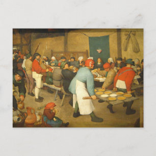 Carte Postale Le Mariage paysan - 1568