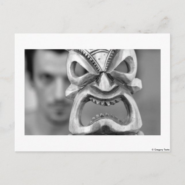 Carte Postale le mask-postcard (Devant)