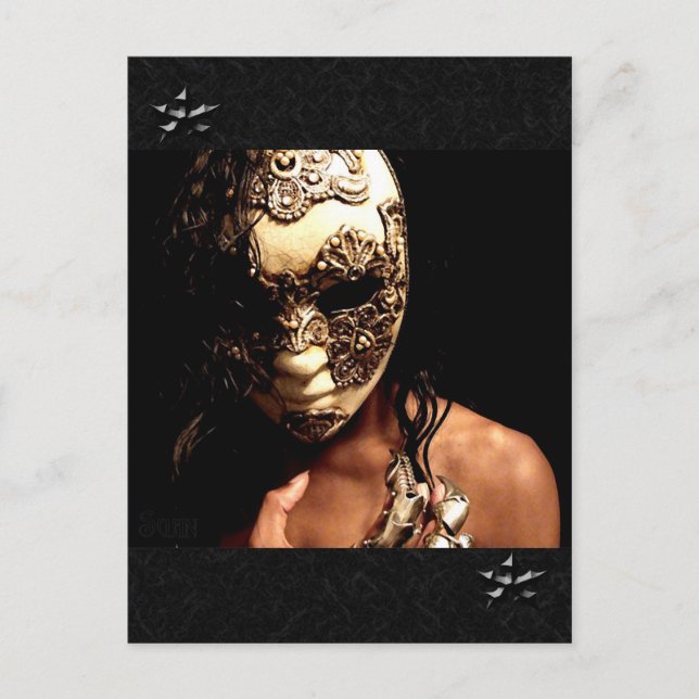 Carte Postale Le masqué (Devant)