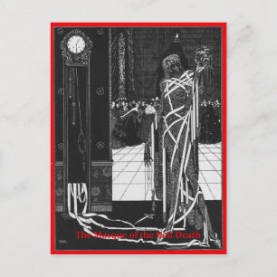 Carte Postale Le Masque de la Mort Rouge