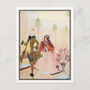 Carte Postale Le Master Cat de Harry Clarke