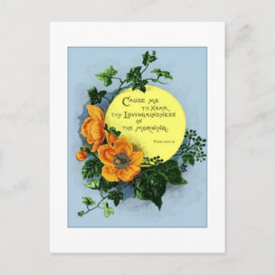 Carte Postale Le matin.