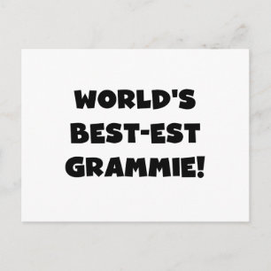 Carte Postale Le Meilleur-est cadeaux noirs ou blancs de Grammie