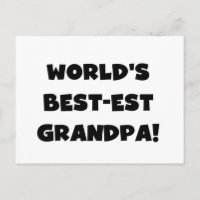 Le meilleur grand-père du monde en noir ou blanc