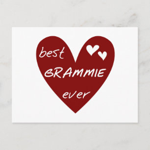 Carte Postale Le meilleurs T-shirts et cadeaux de Grammie de