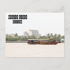 Carte Postale Le Mékong au Vietnam
