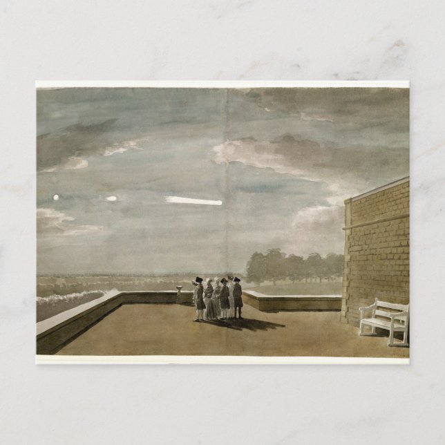 Carte Postale Le météore du 18 août 1783, vu de l'angle (Devant)