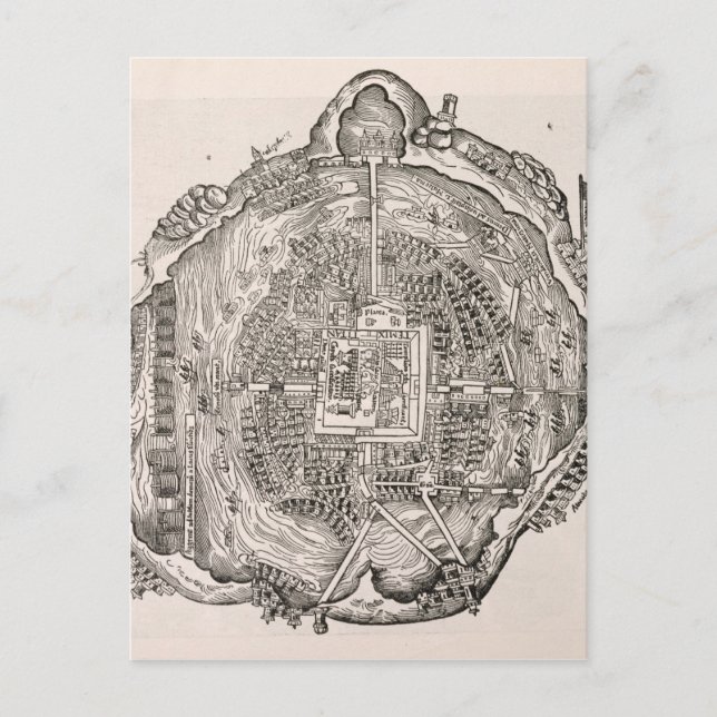 Carte Postale Le Mexique avant la conquête (Devant)