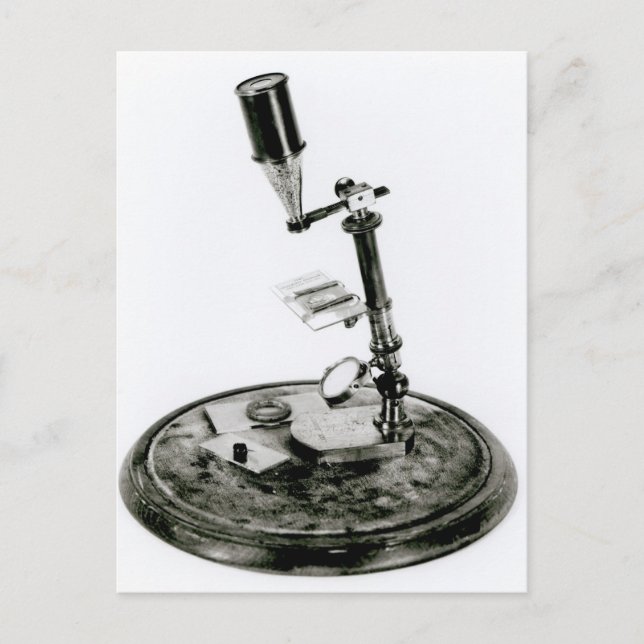Carte Postale Le microscope de Darwin (Devant)