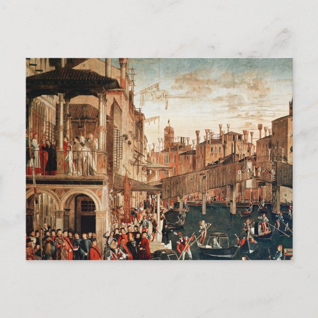 Carte Postale Le miracle de la relique de la Vraie Croix (Devant)