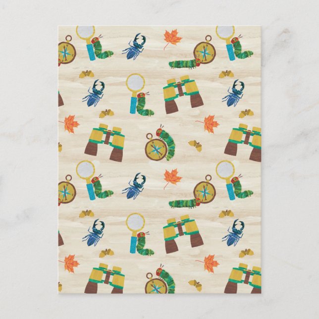 Carte Postale Le modèle très faim Caterpillar Wildlife Expert (Devant)