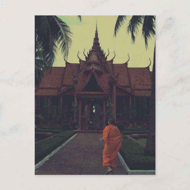 Carte Postale Le moine au musée (Devant)