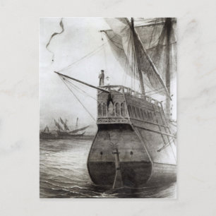 Carte Postale Le moment suprême le soir