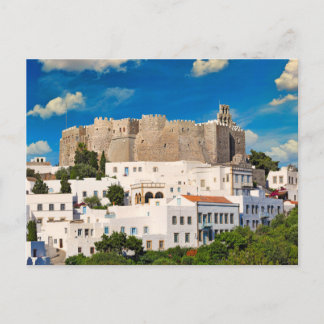 Carte Postale Le monastère de Saint-Jean à Patmos, Grèce