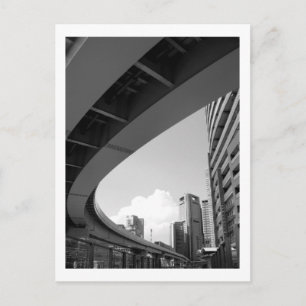 Carte Postale Le monorail de Tokyo