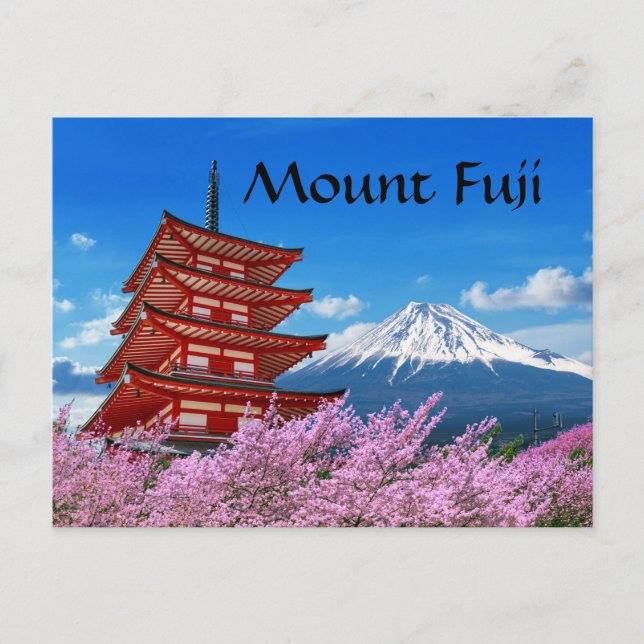 Carte Postale Le Mont Fuji (Devant)