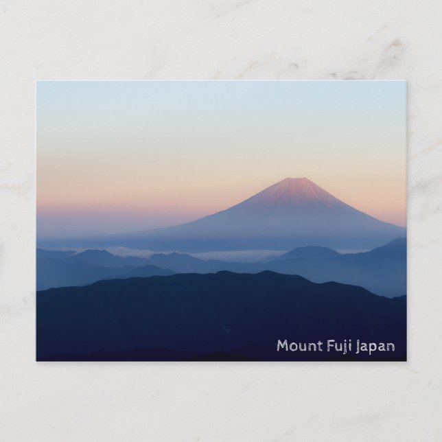 Carte Postale Le Mont Fuji Japon (Devant)