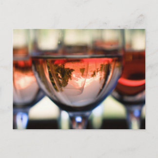 Carte Postale Le mont Hood dans un verre de vin