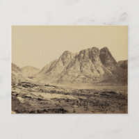 Le mont Horeb dans le désert du Sinaï