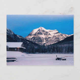Carte Postale Le mont Robson en hiver