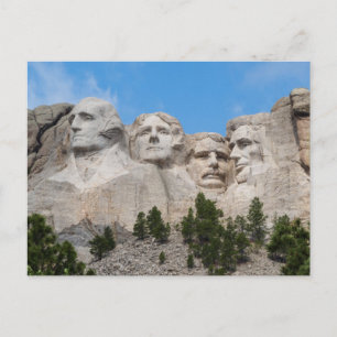 Carte Postale Le Mont Rushmore au printemps