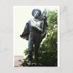 Carte Postale Le Monument de la Défense du Sud, Lac Charles, LA