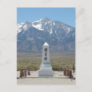 Carte Postale Le monument de Manzanar