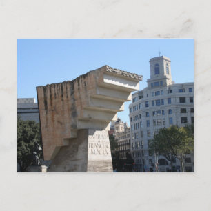 Carte Postale Le monument Francesc Macià, Barcelone