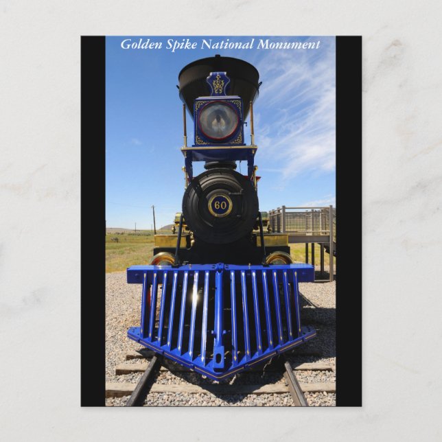 Carte Postale Le monument historique national Golden Spike (Devant)
