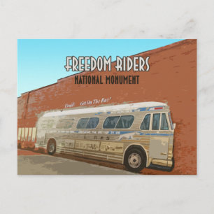 Carte Postale Le monument national Freedom Riders Alabama