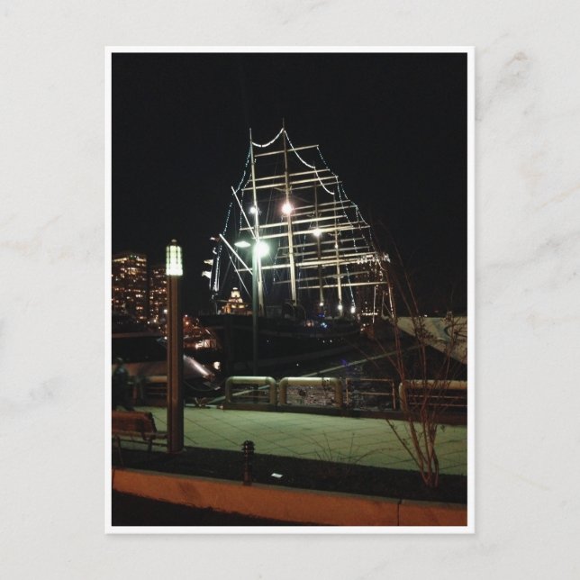 Carte Postale Le Moshulu à Penn's Landing Philadelphia (Devant)