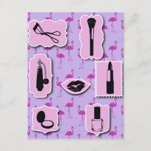 Carte Postale Le Motif du logo cosmétique