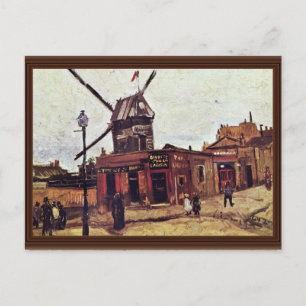 Carte Postale Le Moulin De La Galette Par Vincent Van Gogh