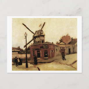 Carte Postale Le Moulin de la Galette, Vincent van Gogh