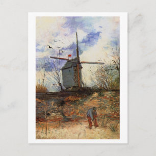 Carte Postale Le Moulin de la Galette, Vincent van Gogh