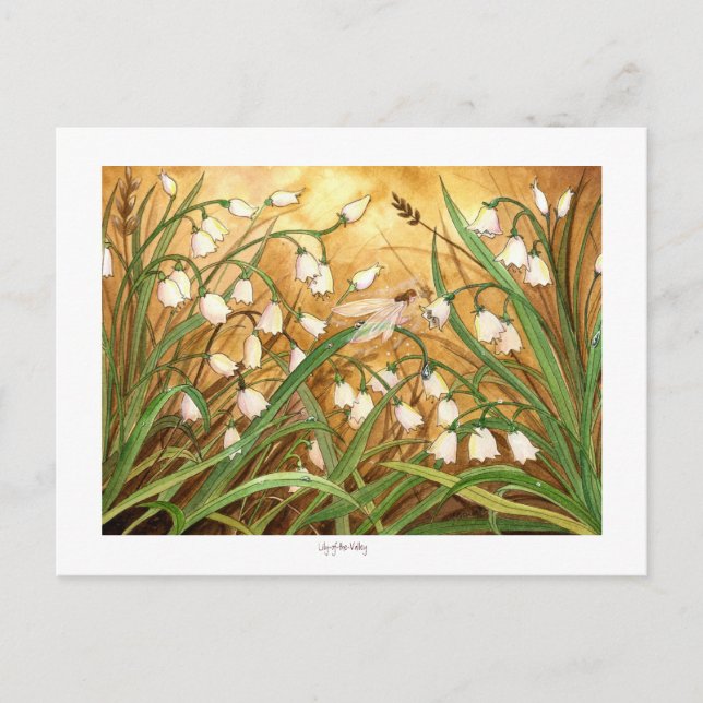 Carte Postale Le muguet (Devant)