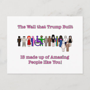 Carte Postale Le mur que Trump a construit