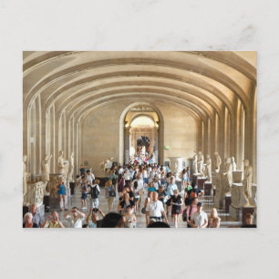 Carte postale Le Musée du Louvre en été, Paris Fra